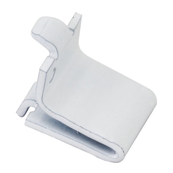 Hardware Resources White Shelf Clip, Retail Pack 2PK 1460WH-R